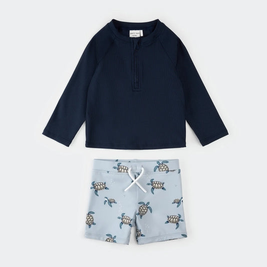 Sea Turtles Baby Rashguard Set