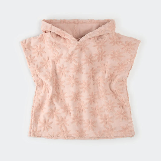 Organic Pink Floral Beach Poncho