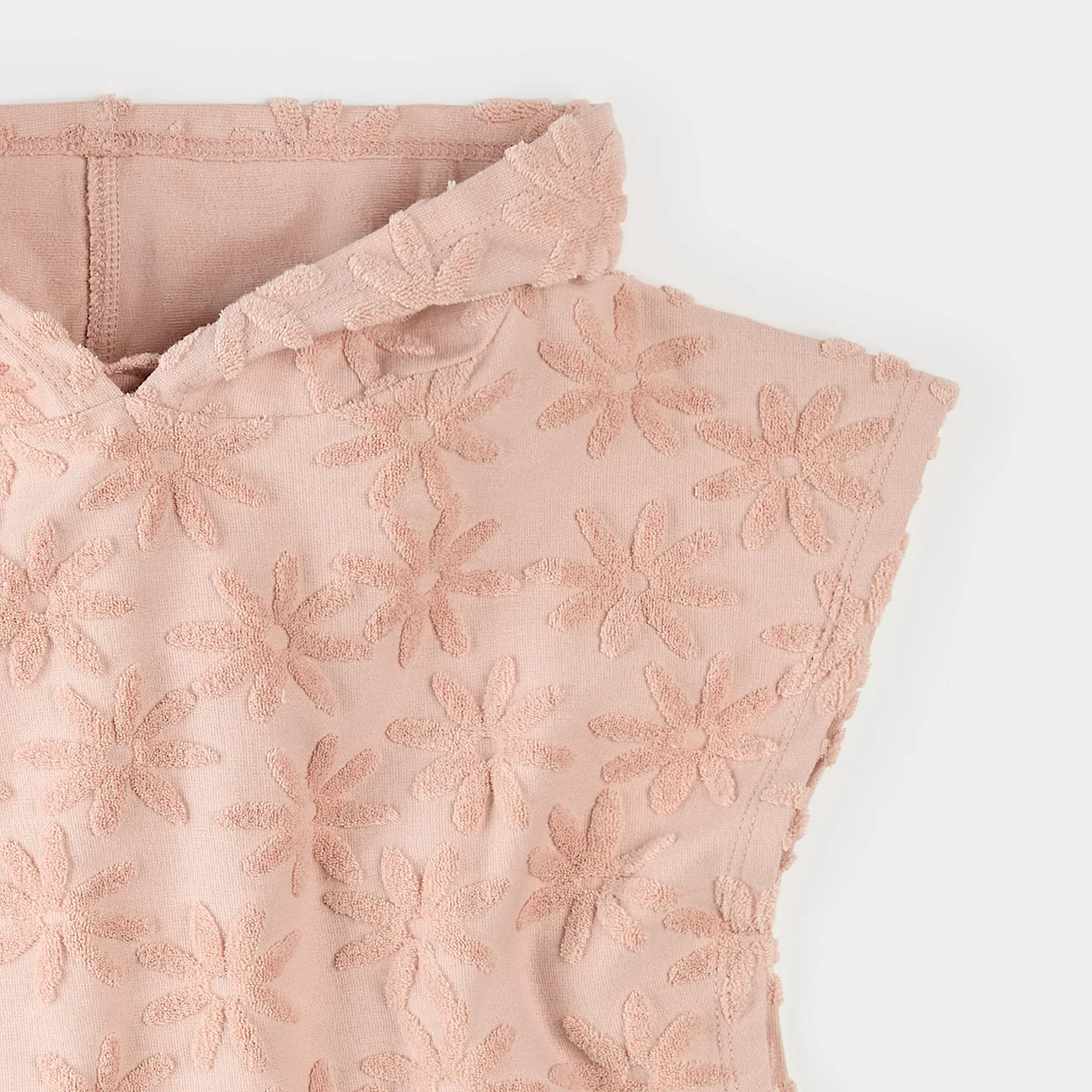 Organic Pink Floral Beach Poncho