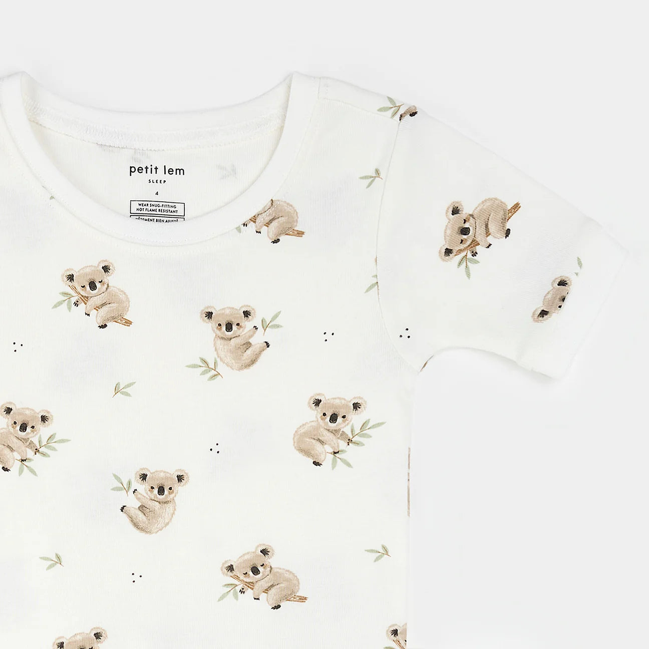 Koalas on Ivory Short PJ Set