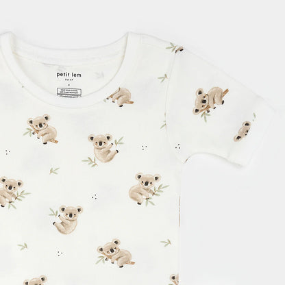 Koalas on Ivory Short PJ Set