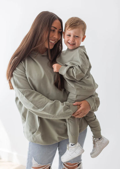 Organic Basil Sweatshirt & Jogger Set
