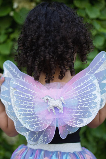 Magical Unicorn Skirt & Wings Set