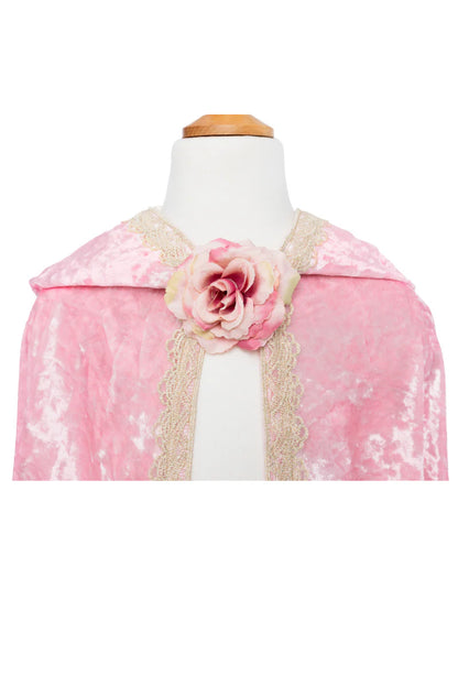 Deluxe Pink Rose Princess Cape