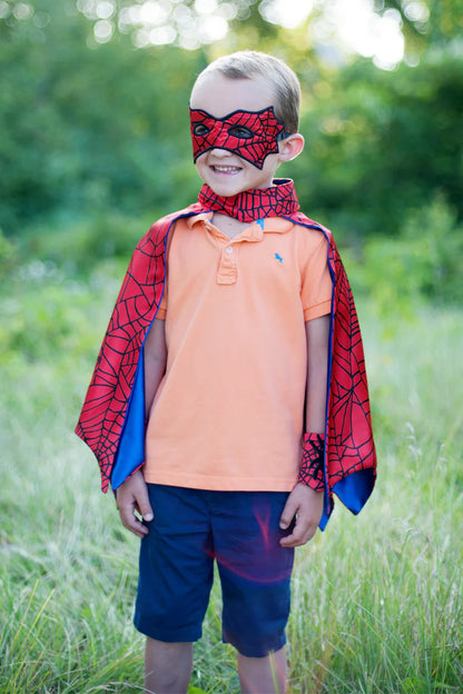 Spider Cape, Mask, & Cuffs Set