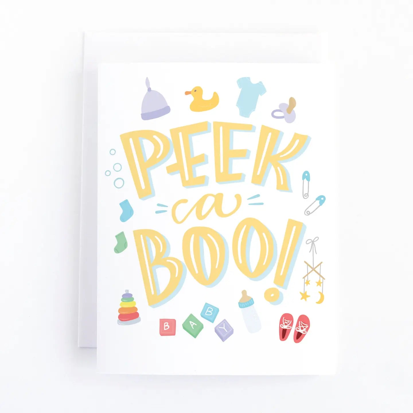 Peek A Boo New Baby Card