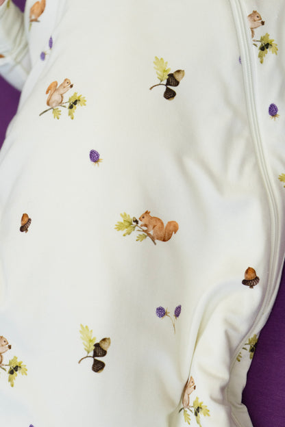 1.0 TOG Bamboo Sleep Bag- Squirrels