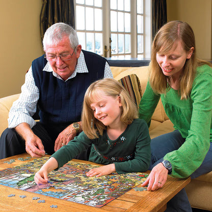 350pc. Elves at Work Family Puzzle