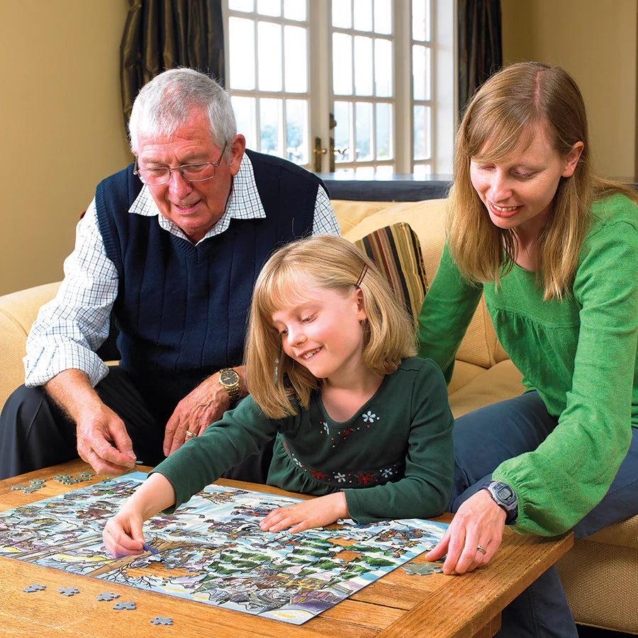 350pc. Hockey Town Family Puzzle
