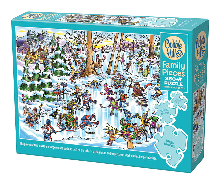 350pc. Hockey Town Family Puzzle