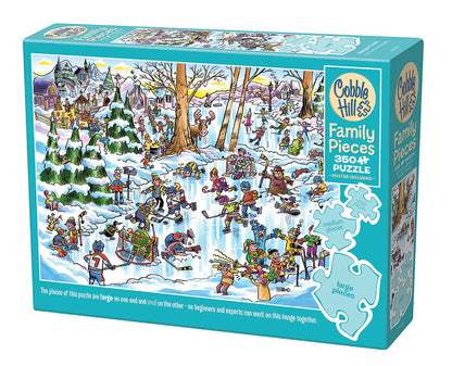 350pc. Hockey Town Family Puzzle