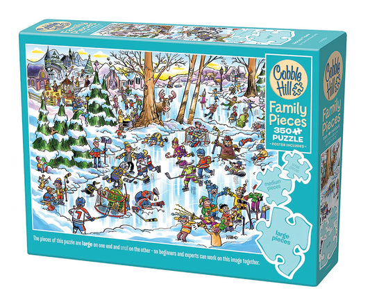 350pc. Hockey Town Family Puzzle