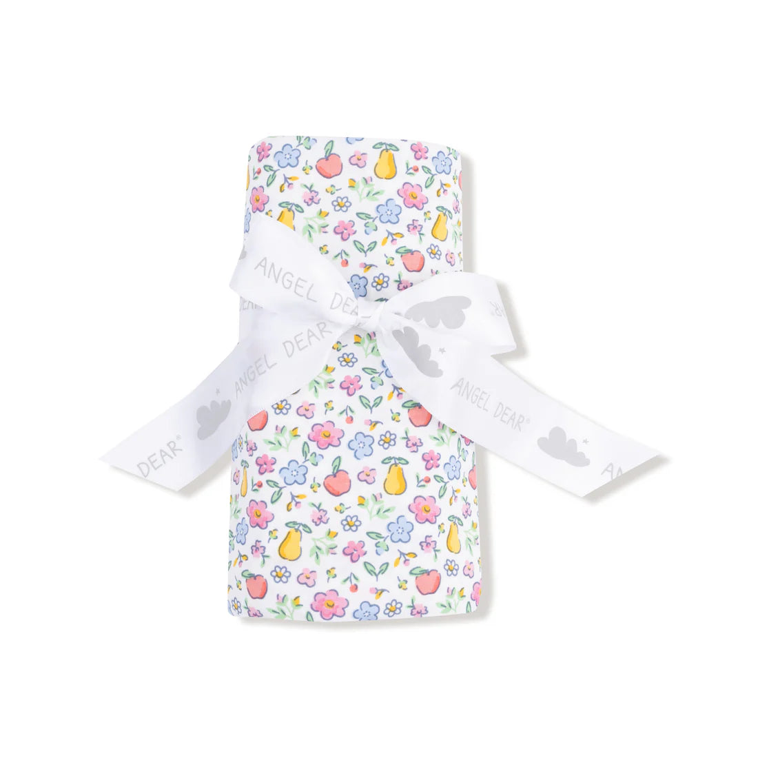 Bamboo Jersey Swaddle Blanket- Fall Fruit Floral
