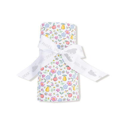Bamboo Jersey Swaddle Blanket- Fall Fruit Floral