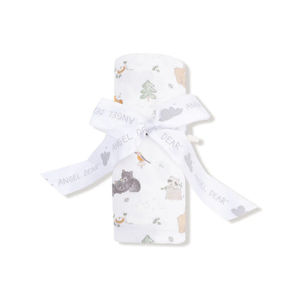 Bamboo Jersey Swaddle Blanket- Woodland Babies