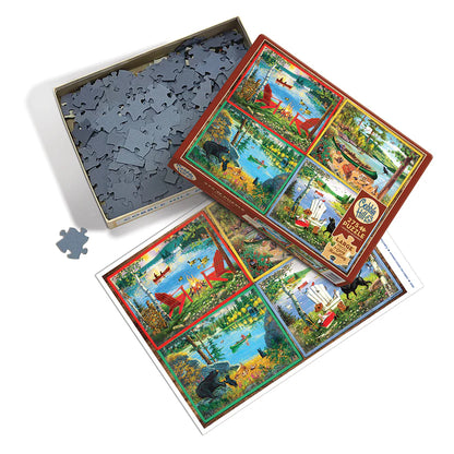 275pc. Cabin Country Easy Handling Puzzle