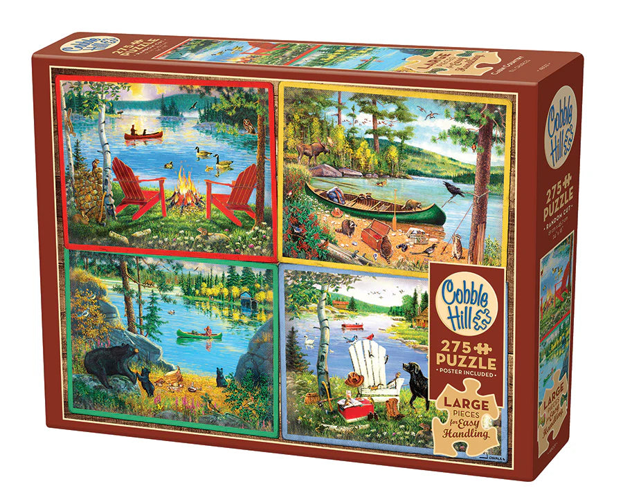275pc. Cabin Country Easy Handling Puzzle