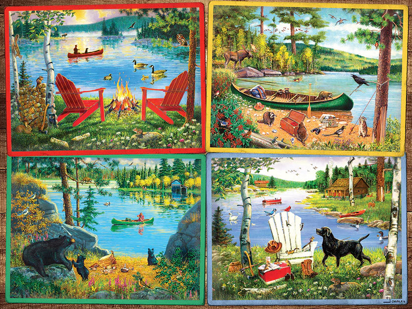 275pc. Cabin Country Easy Handling Puzzle