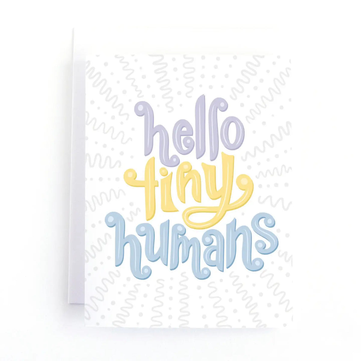 Hello Tiny Humans New Twins Card
