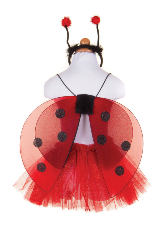 Glitter Ladybug Tutu, Wings, & Headband Set