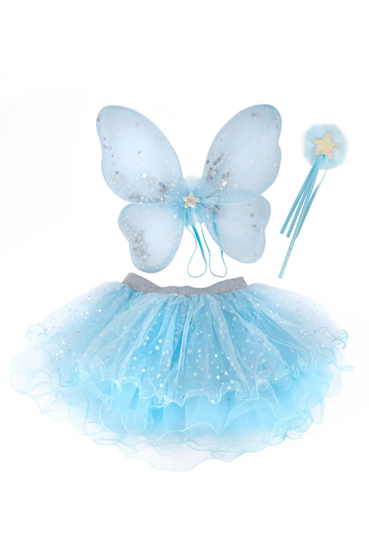 Iridescent Celestial Tutu, Wings, & Wand Set