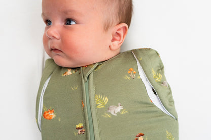 1.0 TOG Convertible Swaddle Sack- Forest Friends