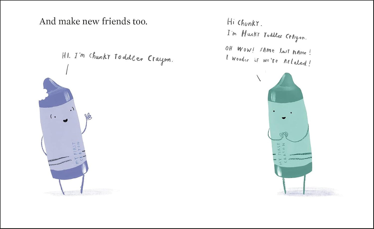 The Crayons Go Back to School Book