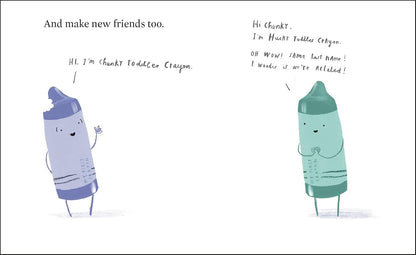 The Crayons Go Back to School Book