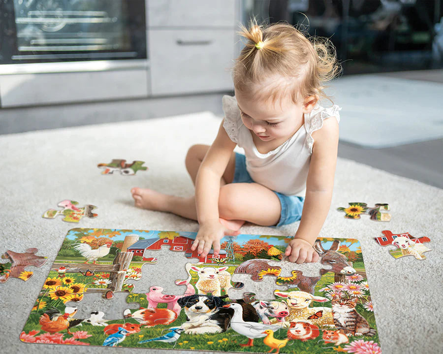 35pc. Farmyard Greetings Floor Puzzle