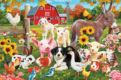 35pc. Farmyard Greetings Floor Puzzle