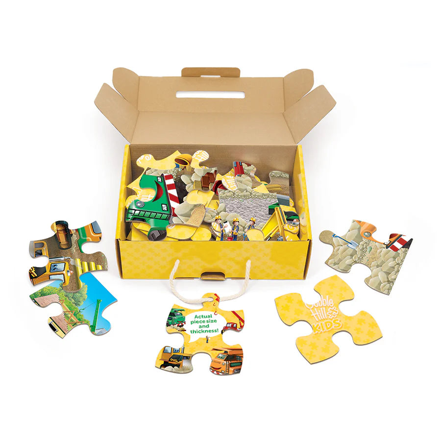 35pc. Construction Zone Floor Puzzle
