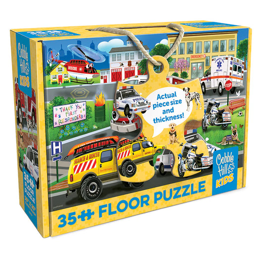 35pc. First Responders Floor Puzzle