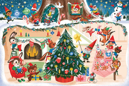 35pc. Christmas Cheer Floor Puzzle
