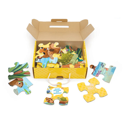 35pc. Beaver and Friends Floor Puzzle