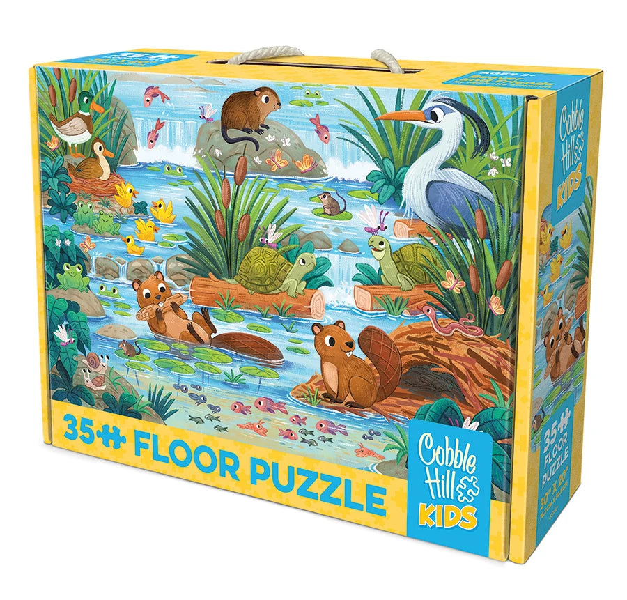 35pc. Beaver and Friends Floor Puzzle