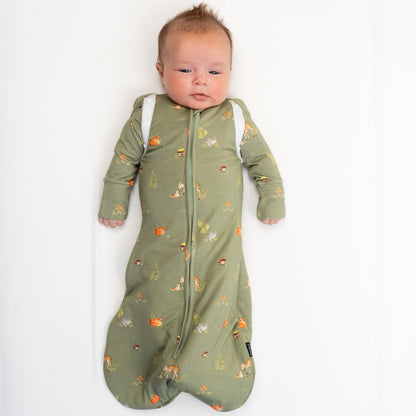 1.0 TOG Convertible Swaddle Sack- Forest Friends