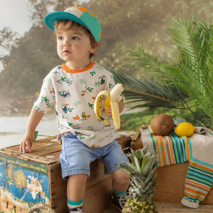 Light Wash Denim Baby Shorts