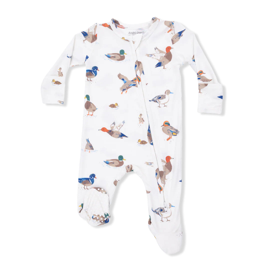 2-Way Zipper Footie- Ducks