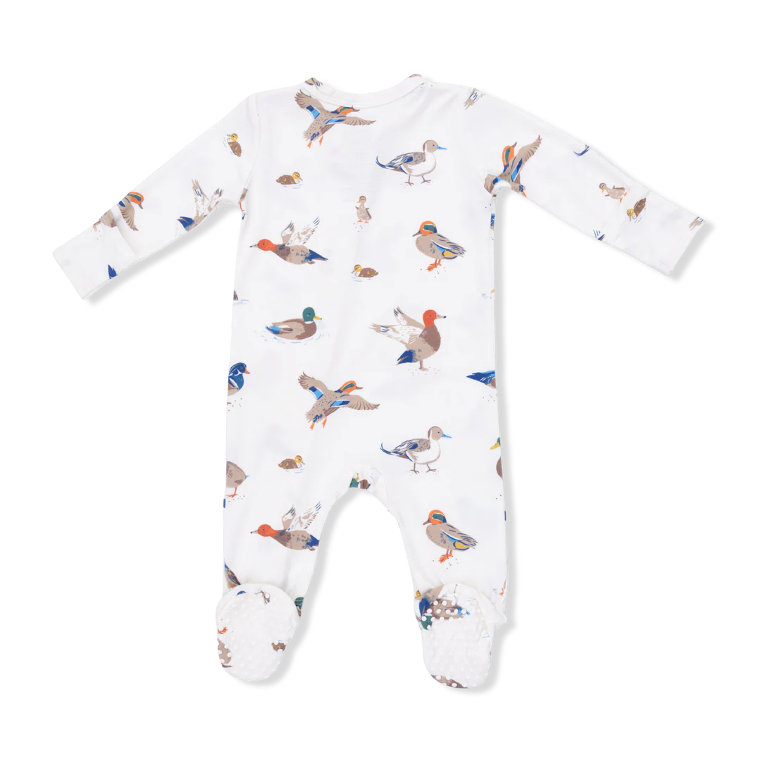 2-Way Zipper Footie- Ducks