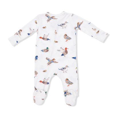 2-Way Zipper Footie- Ducks