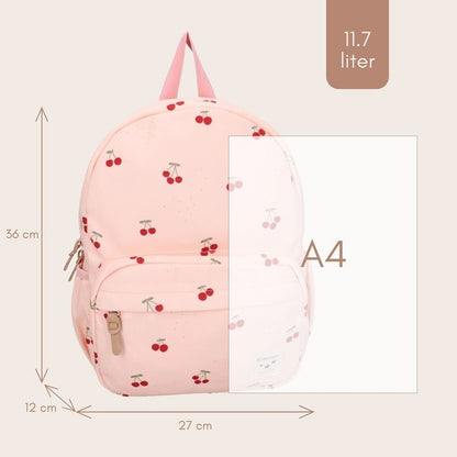 Kids Backpack- Secret Garden Cherries
