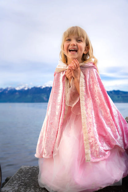 Deluxe Pink Rose Princess Cape