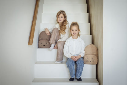 Toddler Teddy Backpack- Brown