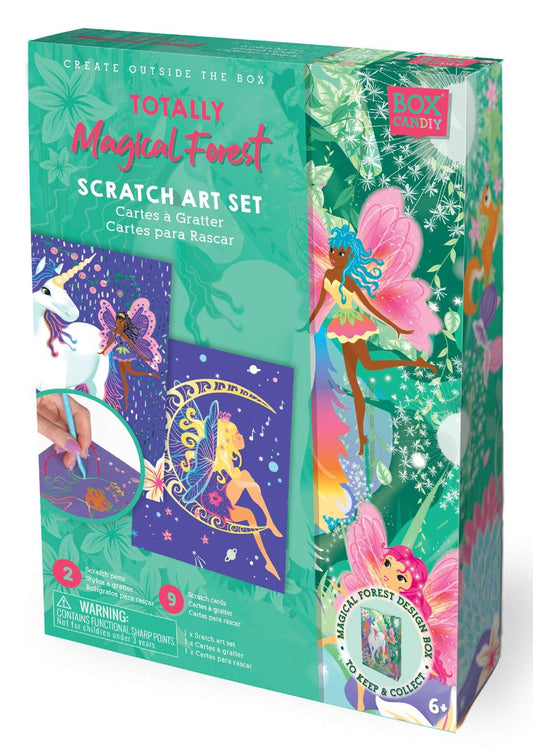 Totally Magical Forest Scratch Art Set