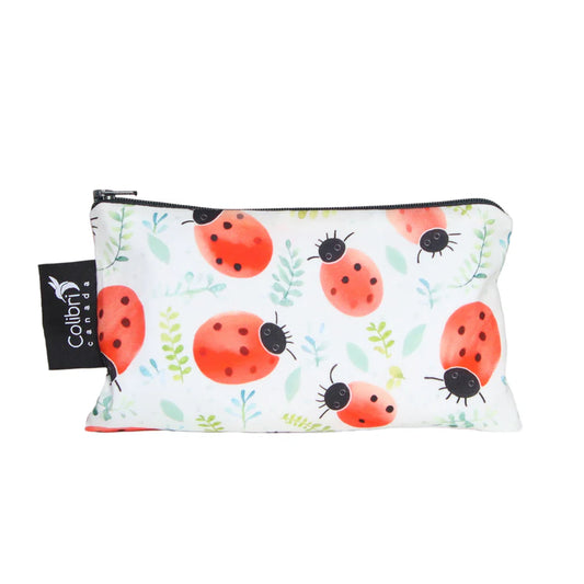 Medium Reusable Snack Bag- Ladybugs