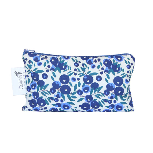 Medium Reusable Snack Bag- Blueberry