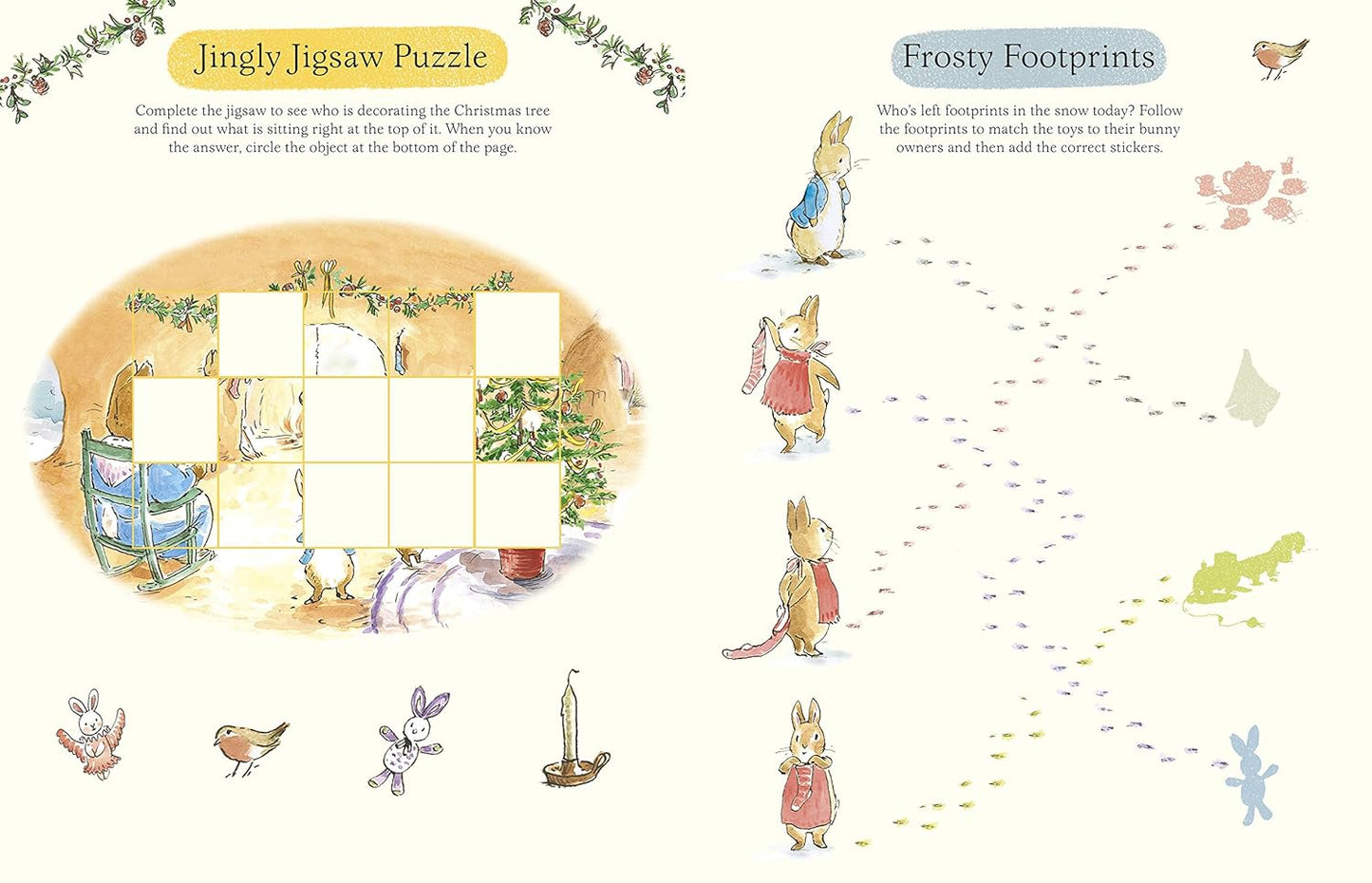 Peter Rabbit Christmas Fun Sticker Activity Book