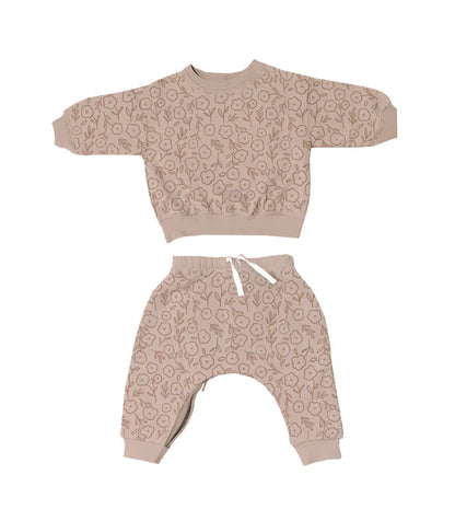 Fleece Jogsuit- Dainty Floral