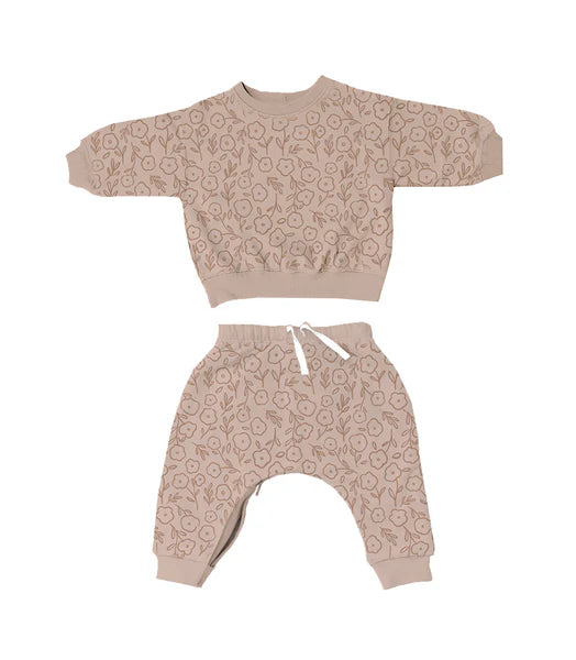 Fleece Jogsuit- Dainty Floral