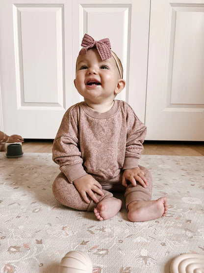 Fleece Jogsuit- Dainty Floral